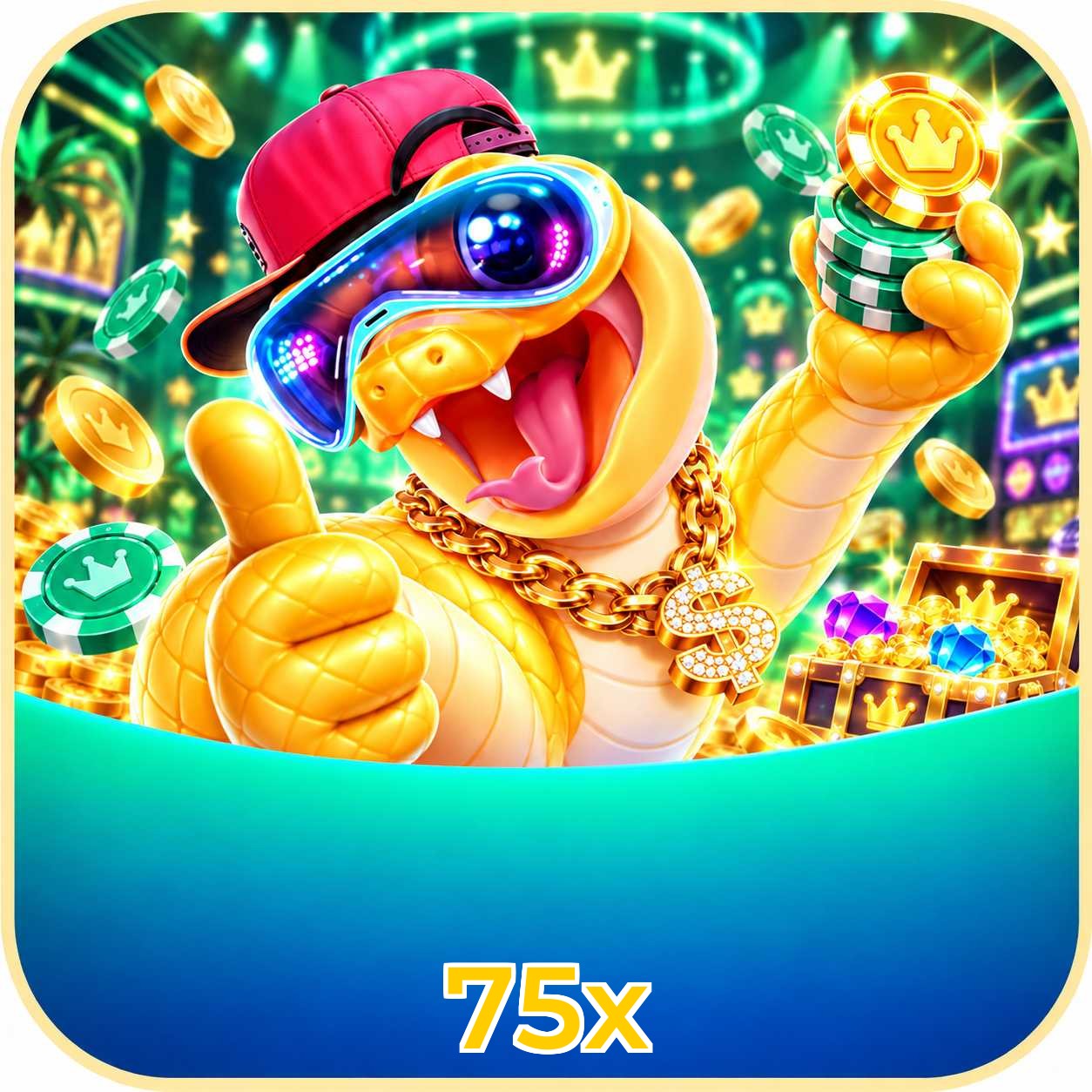 Interface de jogos na 75x incluindo Plushie Frenzy